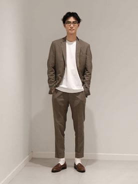 EDIFICE OFFICIALさん（メンズ・182cm）の春コーディネート