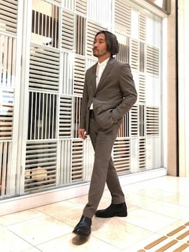 EDIFICE OFFICIALさん(メンズ・163cm)の春コーディネート
