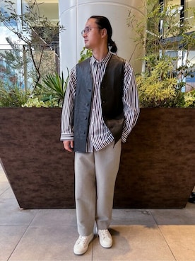 EDIFICE OFFICIALさん（メンズ・174cm）の秋コーディネート