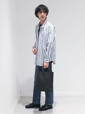 「Berwick1707（バーウィック）のアイテム」を使った、EDIFICE OFFICIALさん（メンズ・182cm）の秋コーディネート