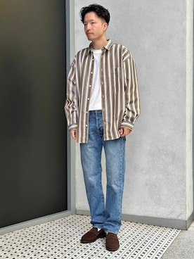 「Berwick1707（バーウィック）のアイテム」を使った、EDIFICE OFFICIALさん（メンズ・173cm）の秋コーディネート