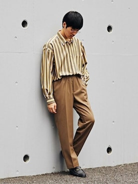 EDIFICE OFFICIALさん（メンズ・171cm）の秋コーディネート