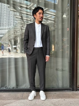 EDIFICE OFFICIALさん（メンズ・171cm）の秋コーディネート