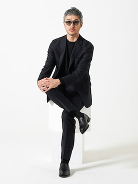 EDIFICE OFFICIALさん（メンズ・172cm）の秋コーディネート