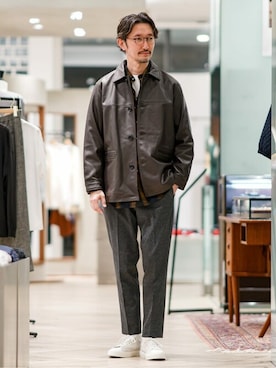 EDIFICE OFFICIALさん（メンズ・183cm）の秋コーディネート