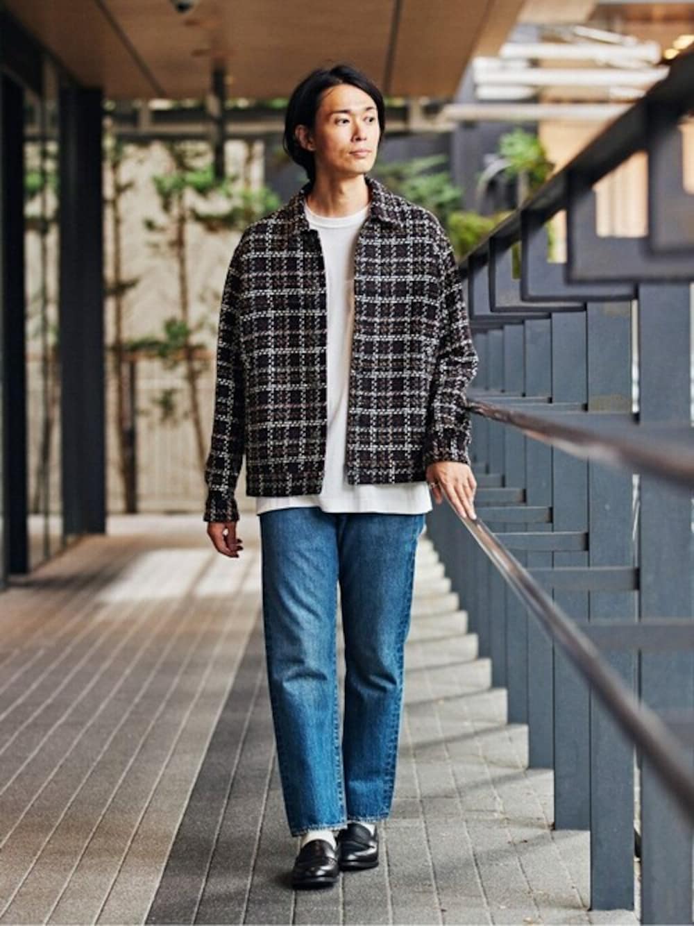【DEVEAUX / デヴォー】バスケット チェック トラッカー ジャケット DEVEAUX / デヴォー】バスケット チェック トラッカー ジャケット