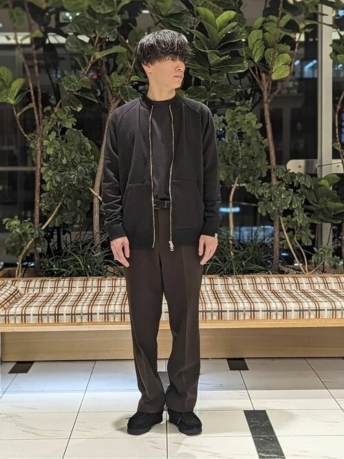 LOOPWHEELER for LOWERCASE】ライトツリウラケ ZIPカーディガン