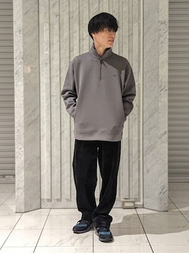 「EDIFICEスタッフ」｜「アイテム（スウェット）」を使った、EDIFICE OFFICIALさん（メンズ・165cm）の秋コーディネート