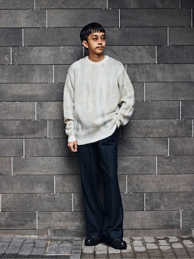 「GUIDI（グイディ）のアイテム」を使った、EDIFICE OFFICIALさん（メンズ・175cm）の秋コーディネート