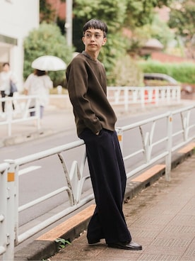 EDIFICE OFFICIALさん（メンズ・175cm）の秋コーディネート