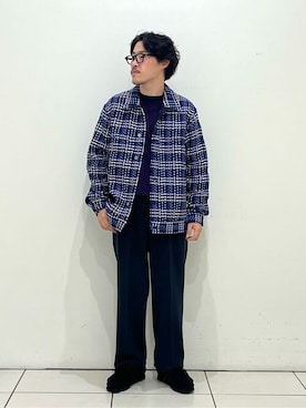 「EDIFICEスタッフ」｜「アイテム（ブーツ）」を使った、EDIFICE OFFICIALさん（メンズ・164cm）の秋コーディネート