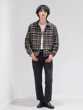 「GUIDI（グイディ）のアイテム」を使った、EDIFICE OFFICIALさん（メンズ・182cm）の秋コーディネート