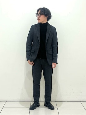 「Berwick1707（バーウィック）のアイテム」を使った、EDIFICE OFFICIALさん（メンズ・164cm）の秋コーディネート