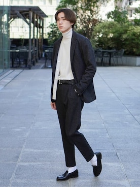 EDIFICE OFFICIALさん(メンズ・174cm)の秋コーディネート