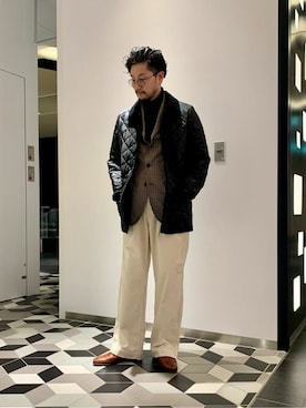EDIFICE OFFICIALさん（メンズ・170cm）の秋コーディネート