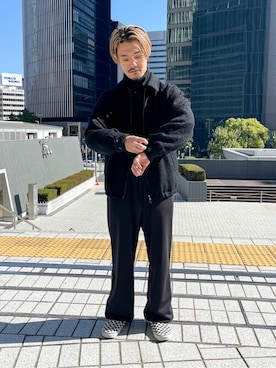 「ツイードジャケット」｜「アイテム（その他アウター）」を使った、EDIFICE OFFICIALさん（メンズ・168cm）の秋コーディネート