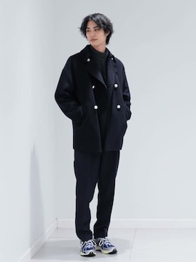 「calmer（カルメ）のアイテム（ジャケット/アウター）」を使った、EDIFICE OFFICIALさん（メンズ・182cm）の秋コーディネート