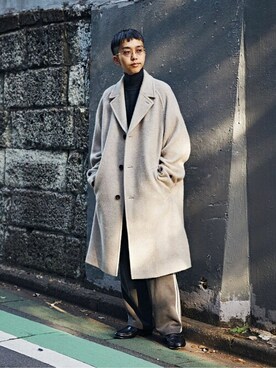 「EDIFICE LA BOUCLE（エディフィスラブークル）のアイテム（パンツ）」を使った、EDIFICE OFFICIALさん（メンズ・175cm）の秋コーディネート