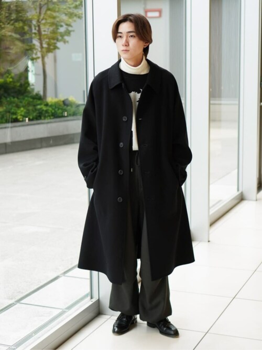LA BOUCLE / ラブ―クル】ウールカシミヤ リバーコートを使った人気