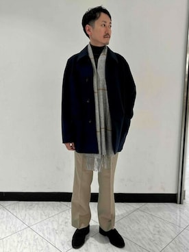 「Berwick1707（バーウィック）のアイテム」を使った、EDIFICE OFFICIALさん（メンズ・168cm）の秋コーディネート