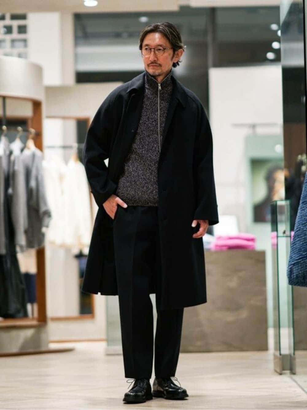 LA BOUCLE / ラブ―クル】ウールカシミヤ リバーコートを使った人気