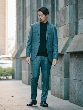EDIFICE OFFICIALさん（メンズ・177cm）の秋コーディネート