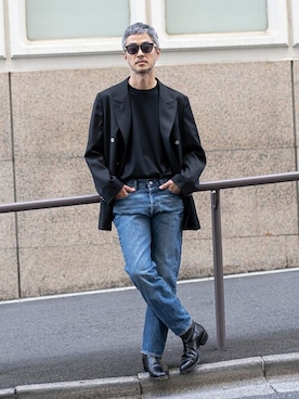 EDIFICE OFFICIALさん(メンズ・172cm)の秋コーディネート