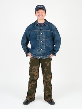 EDIFICE OFFICIALさんの「【Levi’s/リーバイス】30th 別注 Type 1 トラッカージャケット」を使ったコーディネート