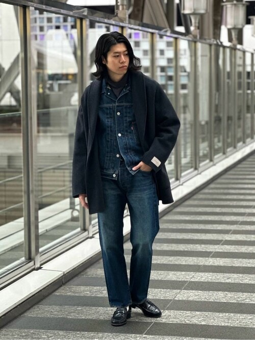 EDIFICE OFFICIAL(PULP 417 EDIFICE)｜Levi'sのデニムジャケットを使っ