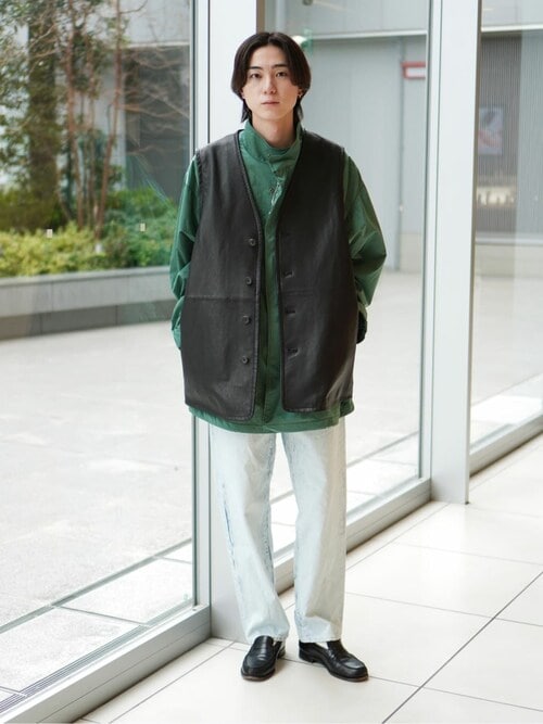 EDIFICE（エディフィス）の「シープベジレザー ロングベスト