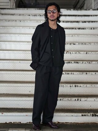 m's braque for BOUCLE】別注 コンフォートルーゼン Wジャケットを使っ