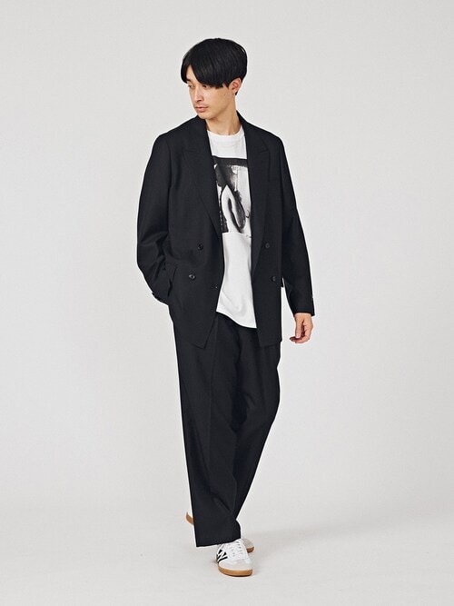 セール】【La.French】ダブル 4ボタンジャケット (TOLLEGNO)（その他