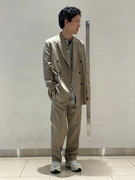 EDIFICE OFFICIALさん（メンズ・169cm）の春コーディネート