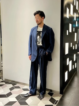 「Couture d'adam（クチュールドアダム）のアイテム」を使った、EDIFICE OFFICIALさん（メンズ・170cm）の春コーディネート