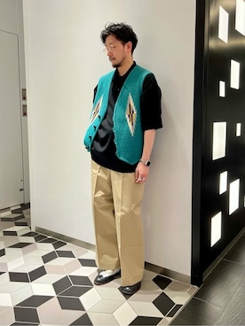「EDIFICE LA BOUCLE（エディフィスラブークル）のアイテム」を使った、EDIFICE OFFICIALさん（メンズ・170cm）の春コーディネート