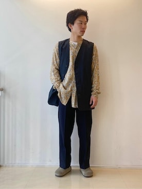 EDIFICE OFFICIALさん(メンズ・169cm)の春コーディネート