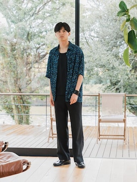 EDIFICE OFFICIALさん（メンズ・183cm）の春コーディネート