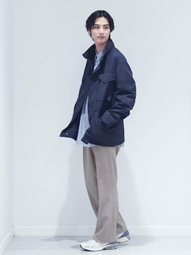 EDIFICE OFFICIALさん（メンズ・182cm）の春コーディネート