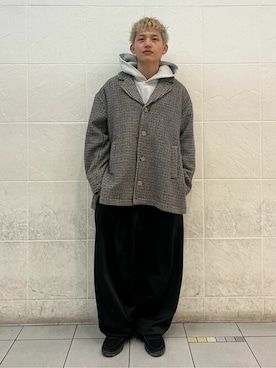 「Oriens JOURNAL STANDARD」｜「アイテム（ジャケット/アウター）」を使った、ryuseiさん（メンズ・168cm）の冬コーディネート