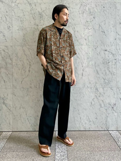 CABaN コットン ドロップショルダークルーネックプルオーバー