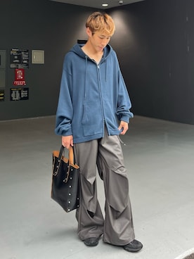 「CASPER JOHN（キャスパージョン）のアイテム（その他パンツ）」を使った、YOSHIさん（メンズ・170cm）の秋コーディネート