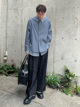 「cii（シー）のアイテム」を使った、YOSHIさん（メンズ・171cm）の春コーディネート