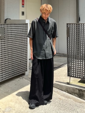 「cii（シー）のアイテム」を使った、YOSHIさん（メンズ・170cm）の夏コーディネート