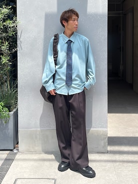「CASPER JOHN（キャスパージョン）のアイテム」を使った、YOSHIさん（メンズ・171cm）の秋コーディネート