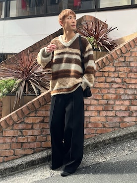 「CASPER JOHN（キャスパージョン）のアイテム」を使った、YOSHIさん（メンズ・170cm）の秋コーディネート