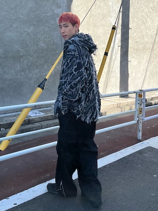 CASPER JOHN（キャスパージョン）の「Fringe denim parka