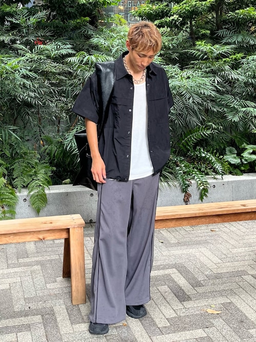 Waffle layered tank top/ワッフルレイヤードタンクトップ