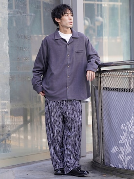 「CASPER JOHN（キャスパージョン）のアイテム（ブーツ）」を使った、YOSHIさん（メンズ・171cm）の夏コーディネート