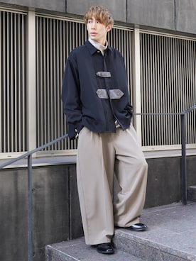 「CASPER JOHN（キャスパージョン）のアイテム（ブーツ）」を使った、YOSHIさん（メンズ・171cm）の冬コーディネート