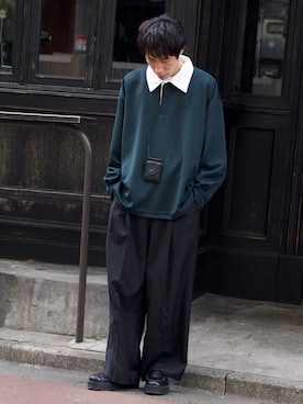「ほめられ本命コーデ」｜「アイテム（財布/小物）」を使った、YOSHIさん（メンズ・171cm）の冬コーディネート